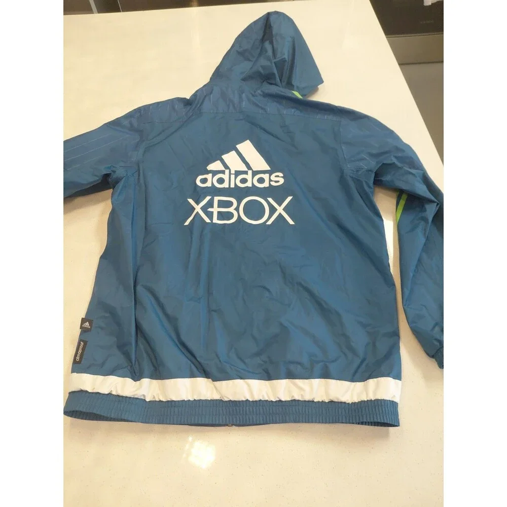Seattle Sounders Hooded Rain Jacket Windbreaker Adidas Xbox Men's Large
